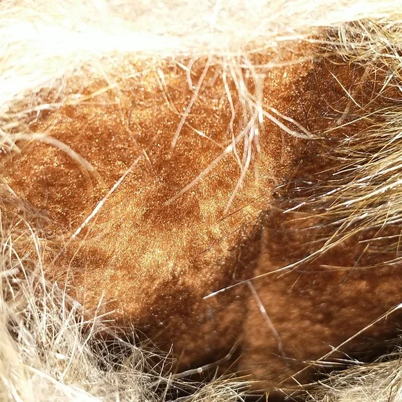 Ladies rabbit fur faux fur inside suede boots SZ 39 (8) - Picture 8 of 9